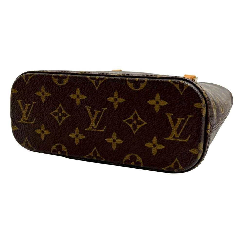 LOUIS VUITTON Authentic Brown Monogram Leather Tote Bag - Picture 8 of 10